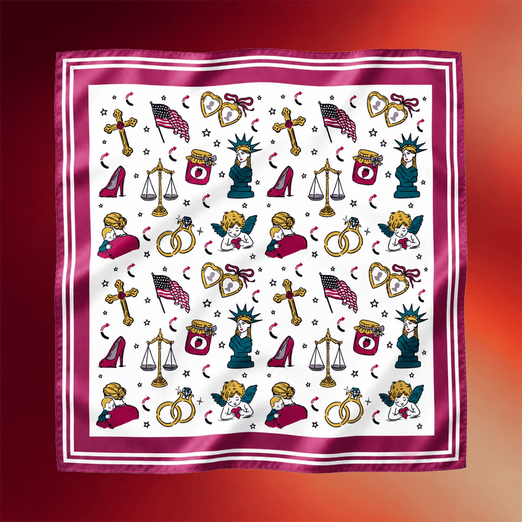 TPUSA Merch 2026 WLS Bandana Unique 4th Of July Gear Best Gifts For Sisters