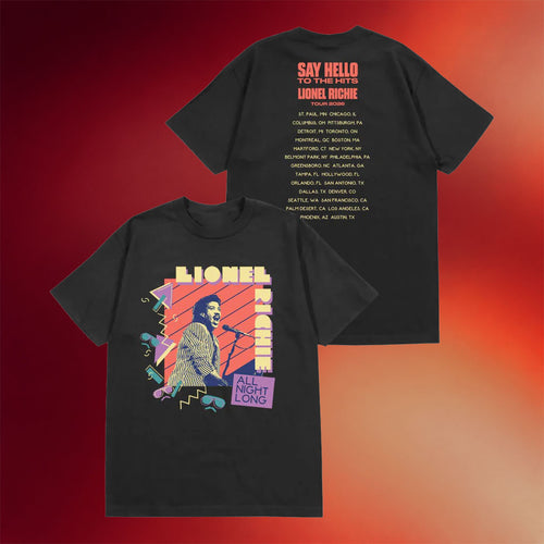 Lionel Richie Merch 2026 All Night Long Tour T-Shirt Lionel Richie Shirt Music Lover Gifts