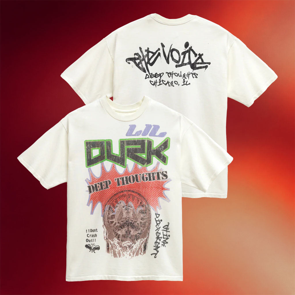 Lil Durk Merch 2026 Don't Crash Out T-Shirt Deep Thoughts Shirt Gift For Rapper Fans