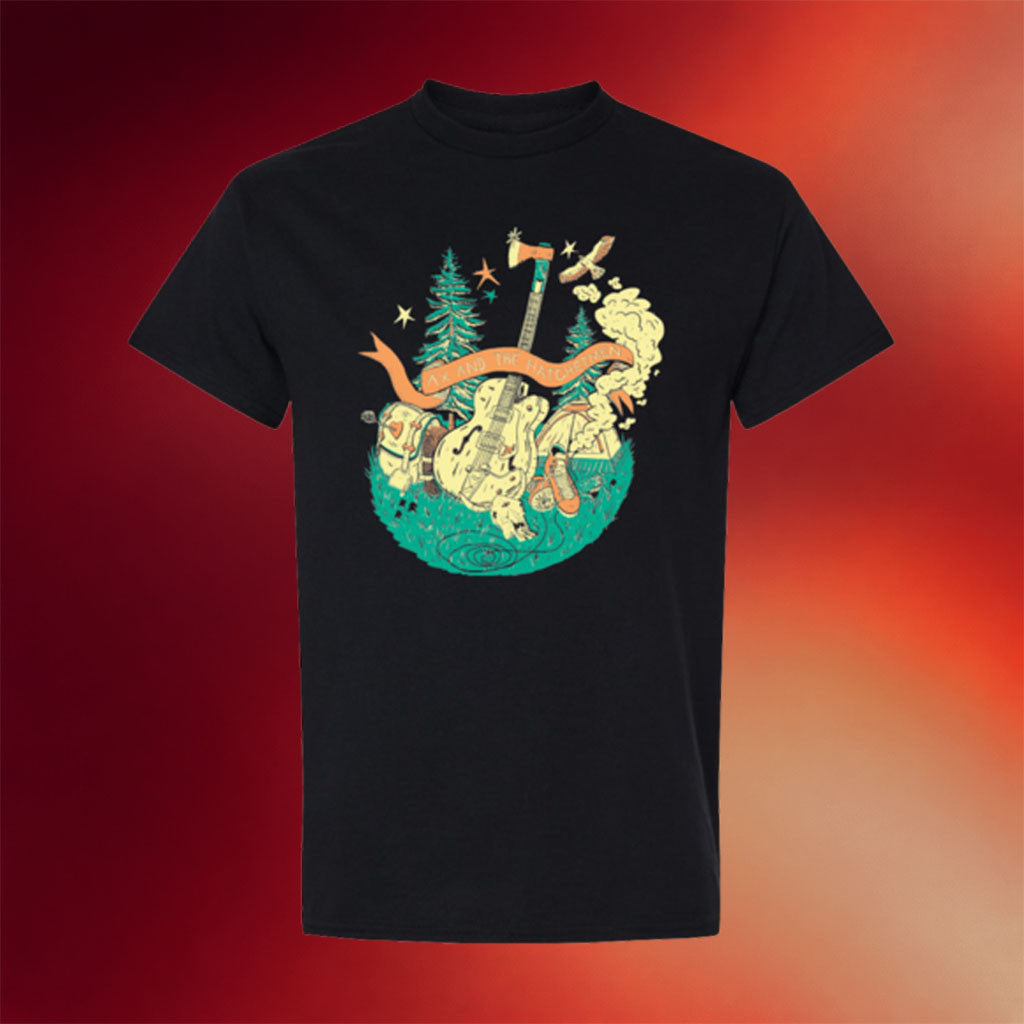 Merchtable Merch 2026 Black Camp T-Shirt Ax And The Hatchetmen Merch Gift For Husband