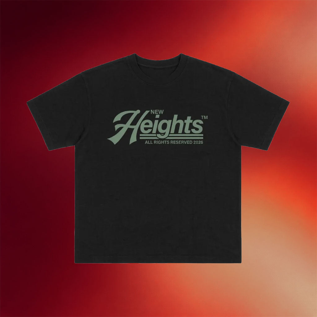 New Heights Merch 2026 New Heights Script Graphic T-Shirt Gifts For A Podcast Lover