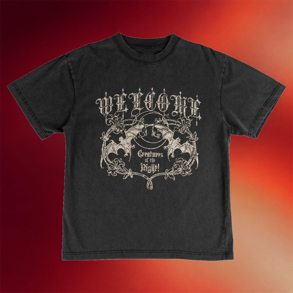 Welcome Skateboards Merch 2026 Night Creature T-Shirt Gift Ideas For Brothers