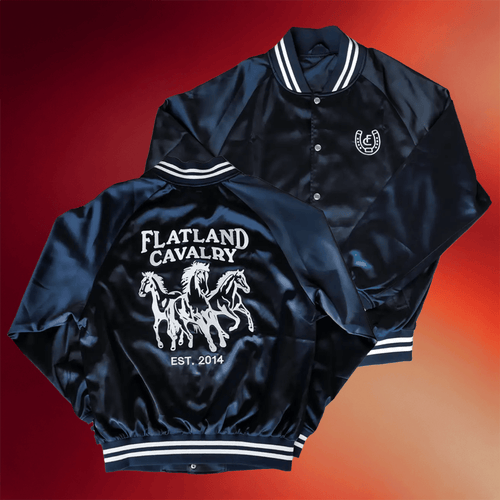 Flatland Cavalry Merch 2026 Satin Jacket Best Gifts For Music Lovers