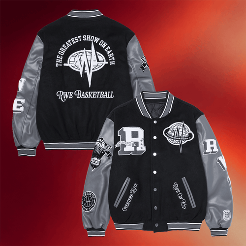 RWE Merch 2026 RWE On Top Varsity Jacket RWE Basketball Merch Gifts For Fans