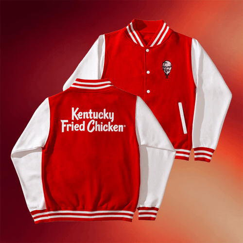 KFC Merch 2026 The Colonel's Varsity Jacket Kentucky Fried Chicken Apparel Gifts For Fan