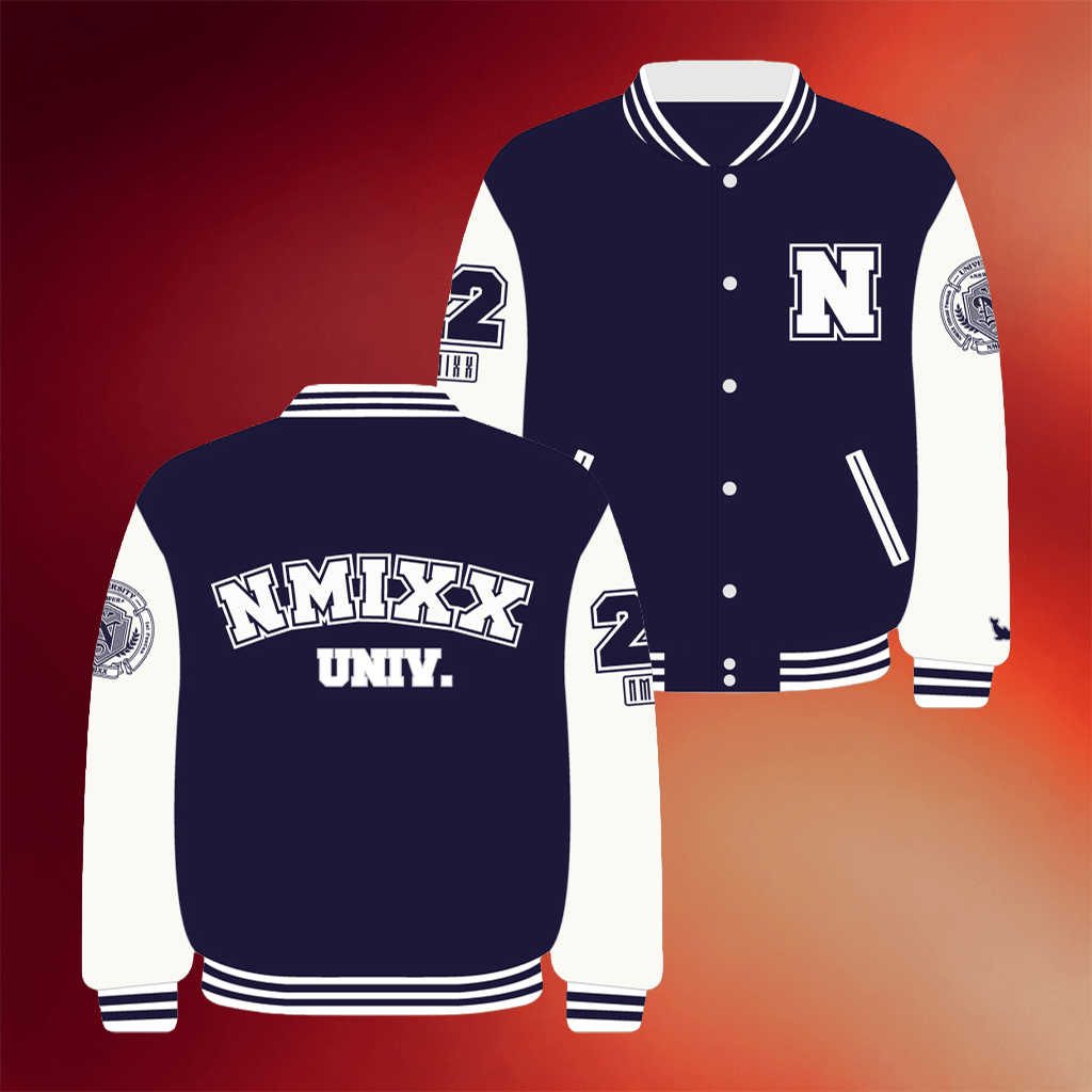 NMIXX Merch 2026 NMIXX University Varsity Jacket NMIXX Tour Merch Gifts For Music Fans