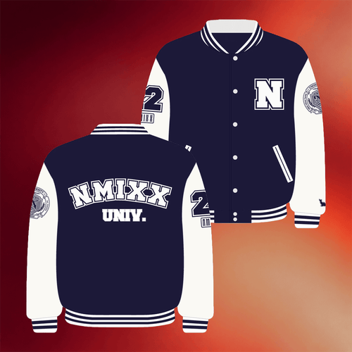 NMIXX Merch 2026 NMIXX University Varsity Jacket NMIXX Tour Merch Gifts For Music Fans