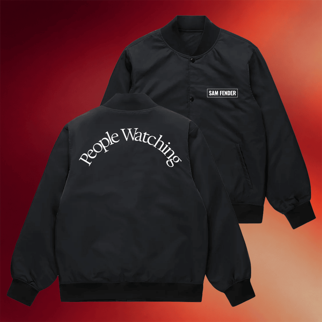 Sam Fender Merch 2026 People Watching Bomber Jacket Music Lover Gifts For Him