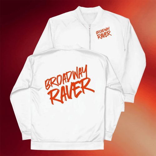 Broadway Rave Merch 2026 Broadway Raver Bomber Jacket Birthday Ideas For Husband