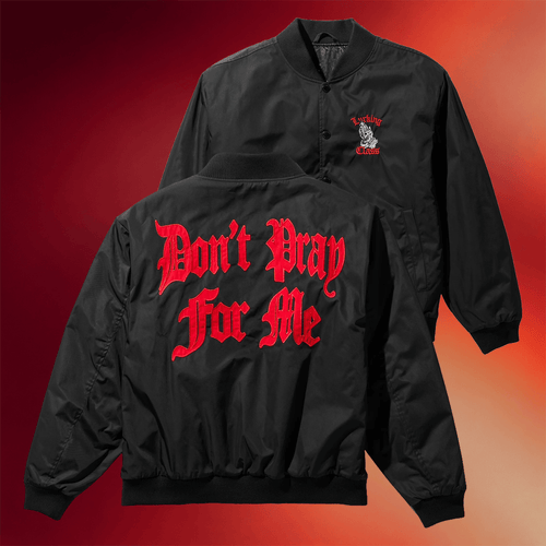 Lurking Class Merch 2026 Don't Pray For Me Jacket Black Gifts Ideas For Friends
