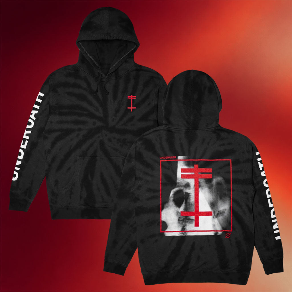 Underoath Merch 2026 Place After Tie Dye Hoodie Underoath Apparel Gifts For Dudes