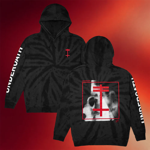 Underoath Merch 2026 Place After Tie Dye Hoodie Underoath Apparel Gifts For Dudes