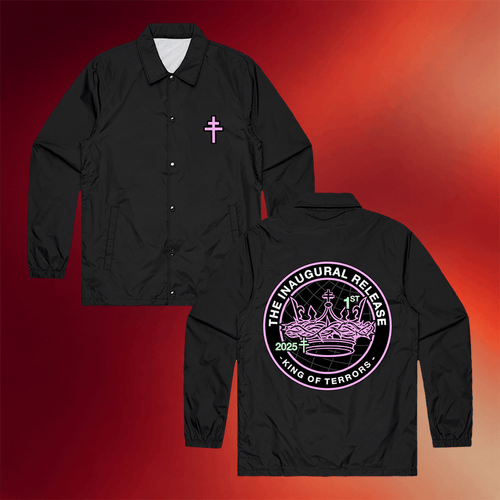 President Band Merch 2026 King Of Terrors Coach Jacket Gifts For Music Enthusiasts