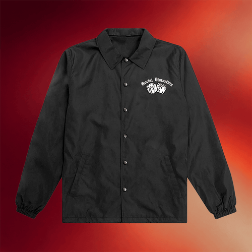 Social Distortion Merch 2026 Dice Coaches Jacket Music Related Gifts For Guys