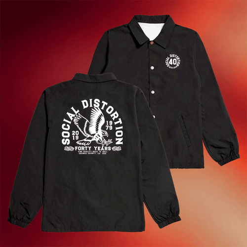 Social Distortion Merch Eagle 40 Year Jacket Gift Ideas For Music Lovers