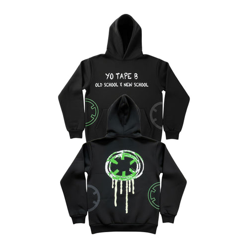 Tapebbeats Merch Old School x New School Hoodie Tape B Apparel Gifts For Besties