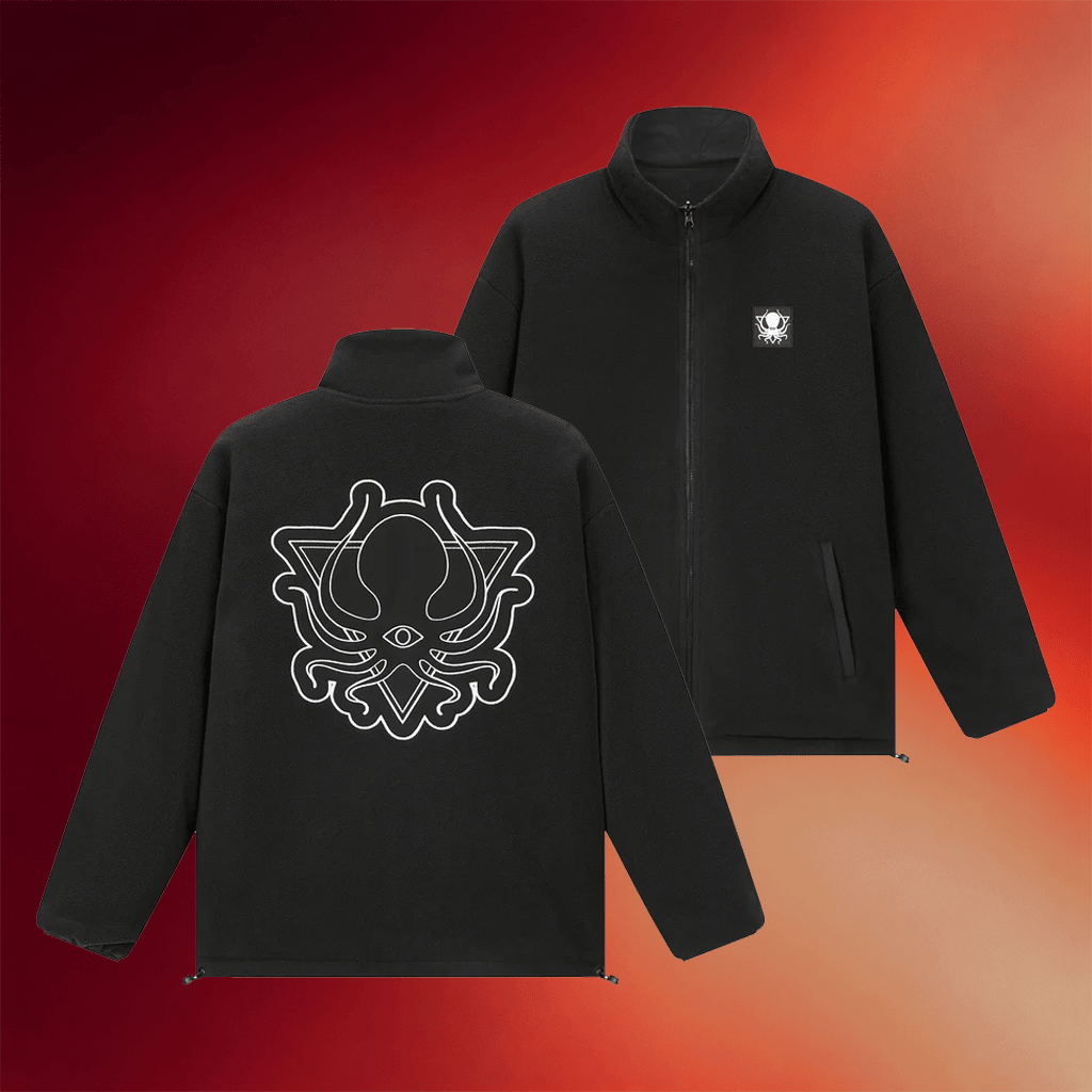 Deep Dark And Dangerous Merch Zip Stand Collar Jacket DDD Shop Birthday Gift For Brother