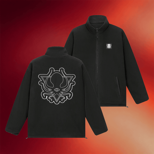 Deep Dark And Dangerous Merch Zip Stand Collar Jacket DDD Shop Birthday Gift For Brother