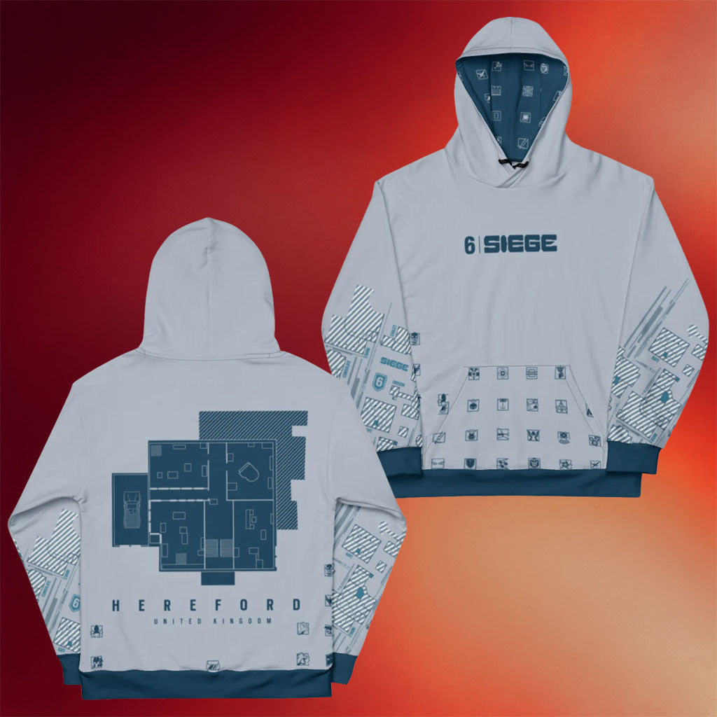 Tom Clancy's Rainbow Six Siege Merch 2026 Six Siege Hereford Base Hoodie Gifts For Gamers