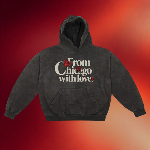 Chicago Over Everything Merch Roses With Love Hoodie Best Gifts For Friends
