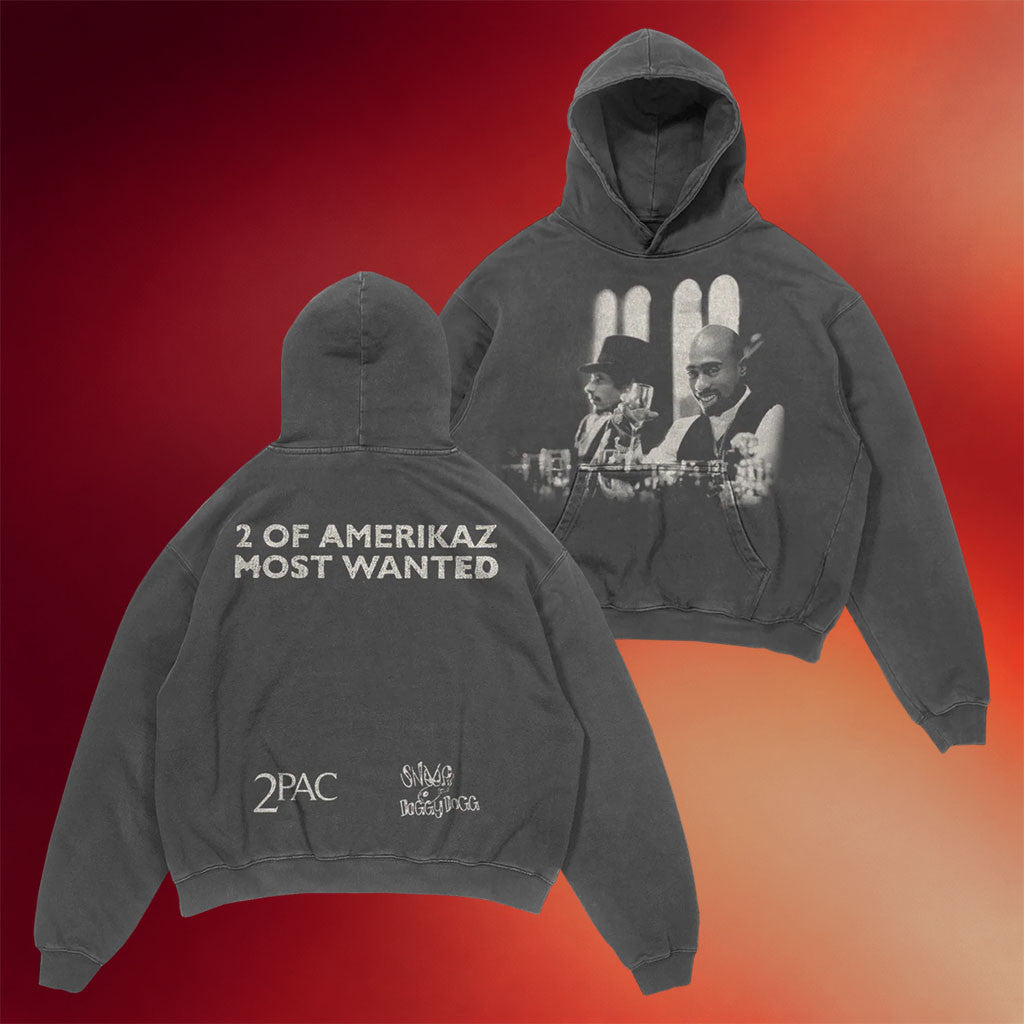 2Pac Merch 2026 Gangsta Party Hoodie 2 Of Amerikaz Most Wanted Hoodie Gifts For Rap Lovers