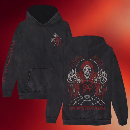 Archetypes Collide Merch 2026 Grim Reaper Hoodie Gift Ideas For Music Lovers
