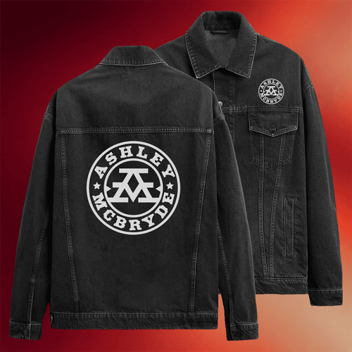 Ashley McBryde Merch 2026 Ashley McBryde Logo Denim Jacket Gifts For Country Music Fans