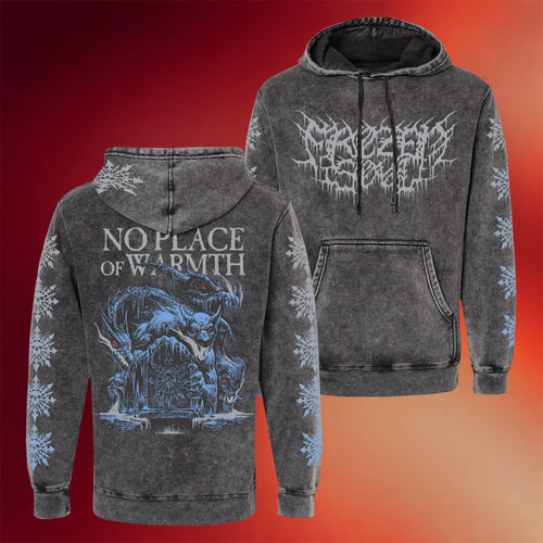 Frozen Soul Merch 2026 No Place Of Warmth Mineral Wash Hoodie Gifts For Boyfriend