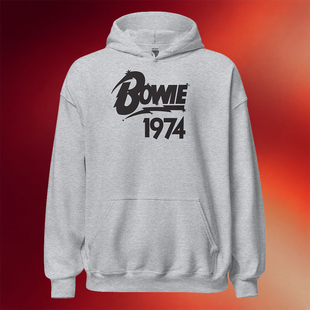 David Bowie Merch Bowie 1974 Hoodie David Bowie Hoodie Music Lover Gifts For Him