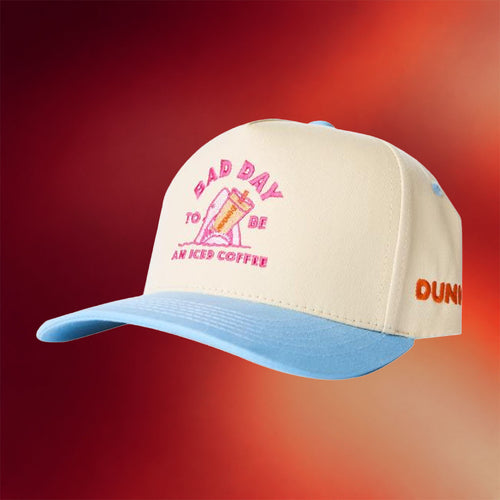 Dunkin Runs On Merch 2026 Bad Day To Be An Iced Coffee Hat Embroidered Gifts For Besties