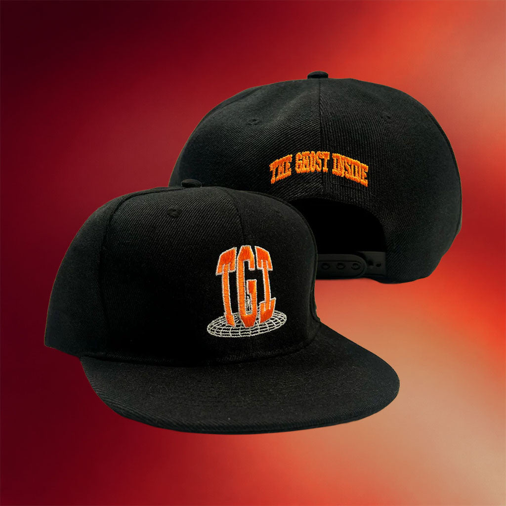 The Ghost Inside Merch 2026 World Grid Snapback Hat Embroidered Gift For Music Fans