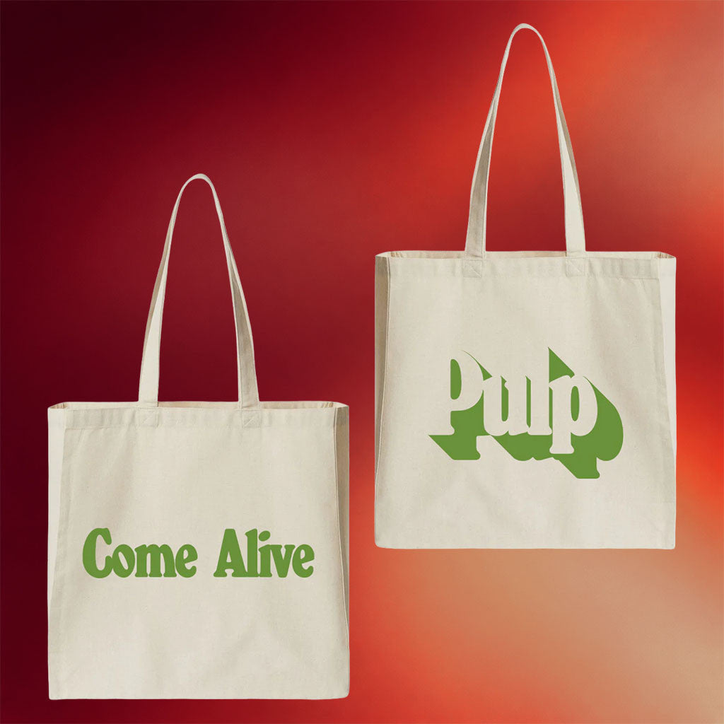 Pulp Merch 2026 Come Alive Tote Bag Pulp Band Merchandise Gift For Sisters
