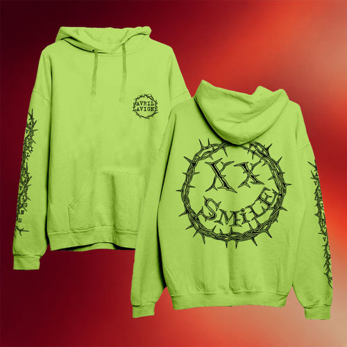 Avril Lavigne Merch 2026 Smile Hoodie Avril Lavigne Hoodie Gifts For Music Fans