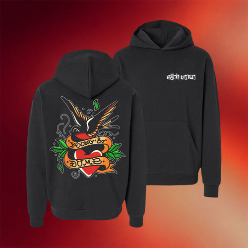 Avril Lavigne Merch 2026 Young And Dumb Tattoo Hoodie Useful Gifts For Friends