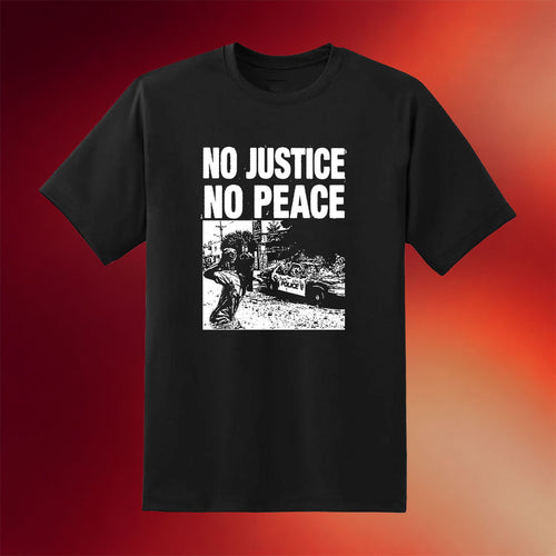 Punk With A Camera Merch 2026 No Justice No Peace T-Shirt Political Activist Gifts