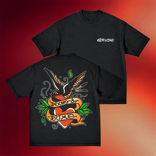 Avril Lavigne Merch 2026 Young And Dumb Tattoo T-Shirt Gifts For Music Lovers