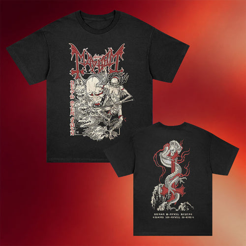 The True Mayhem Merch 2026 Death Over Japan T-Shirt Black Mayhem Tour Merch Gift For Fans