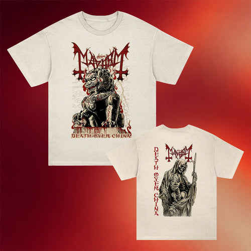 The True Mayhem Merch 2026 Death Over China T-Shirt Cool Gifts For Music Lovers
