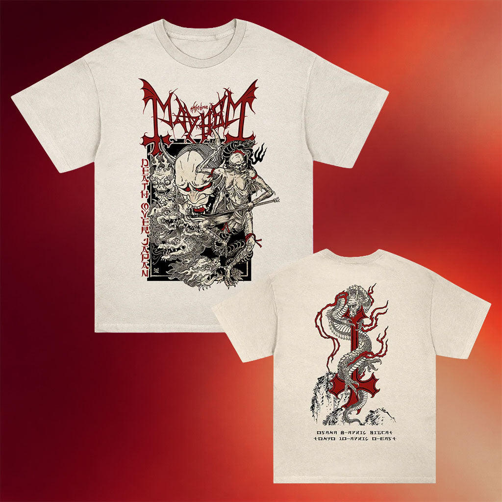The True Mayhem Merch 2026 Death Over Japan T-Shirt Mayhem Tour Merch Gift For Music Lovers