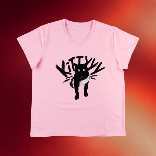 CaseOh Merch 2026 CaseOh's Kitty V-Neck T-Shirt Gifts For Women's Game Lovers - Mouldking