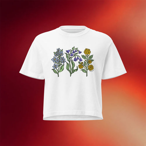 Dr Lauren Hughes Merch 2026 FBK Botanical Cropped T-Shirt Best Gift For Her - Mouldking