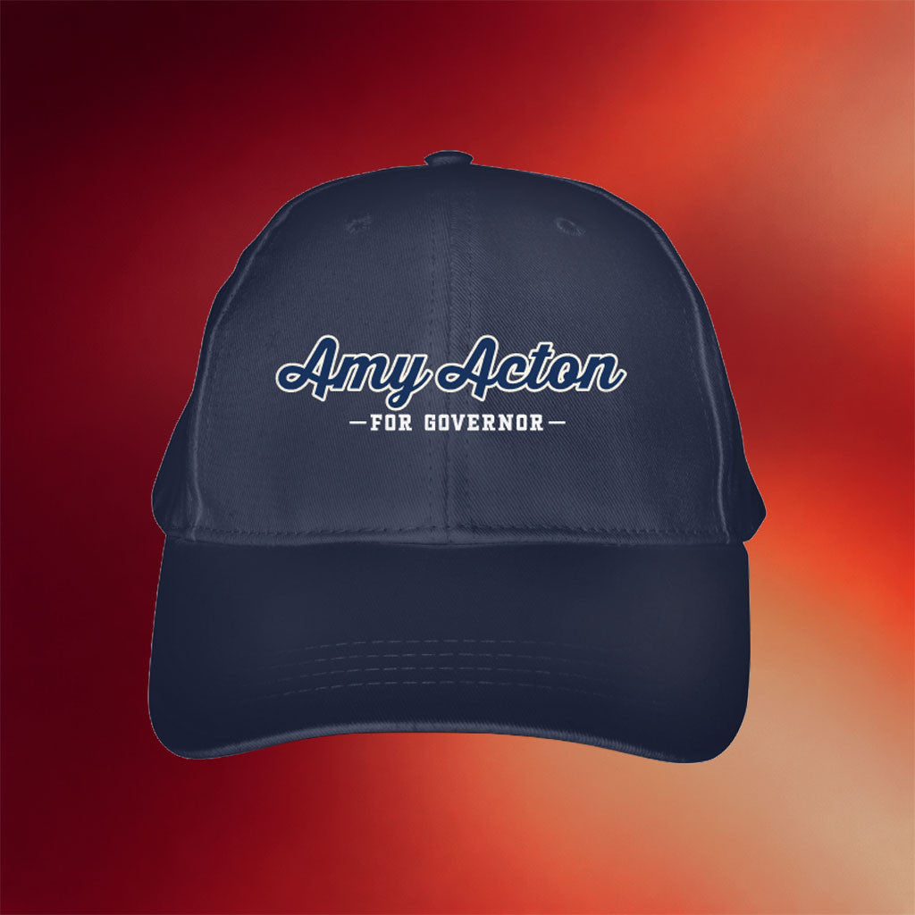 Dr Amy Acton For Governor Merch 2026 Amy Acton Script Navy Hat Patriotic Gifts Ideas - Mouldking