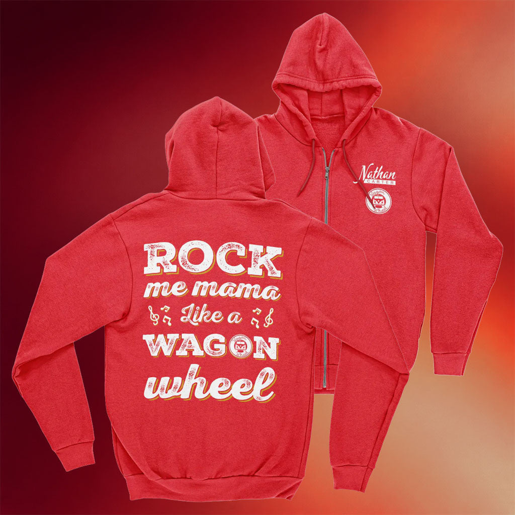 Nathan Carter Merch 2026 Wagon Wheel Zip Hoodie Presents For Music Lovers - Mouldking