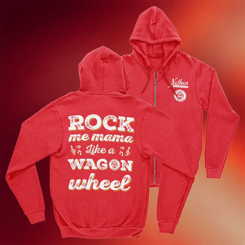 Nathan Carter Merch 2026 Wagon Wheel Zip Hoodie Presents For Music Lovers - Mouldking