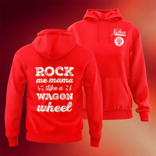 Nathan Carter Merch 2026 Wagon Wheel Hoodie Red Gift Ideas For Music Lovers - Mouldking
