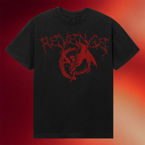 Revenge Merch 2026 Abaddon Lightning T-Shirt Black Red Shirt Best Gifts For Boyfriend - Mouldking