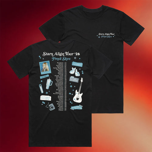 Freya Skye Merch 2026 Scrapbook Tour T-Shirt Freya Skye Stars Align Tour Shirt Gift For Fans - Mouldking