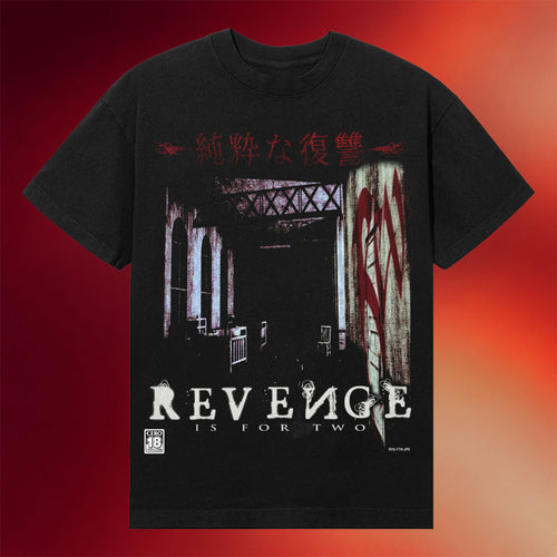 Revenge Merch 2026 Psych Ward T-Shirt Black Revenge Is For Two Shirt Gifts Ideas For Bestie - Mouldking
