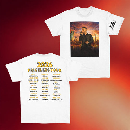 Nathan Carter Merch 2026 Priceless Tour T-Shirt White Present For Country Music Fans - Mouldking