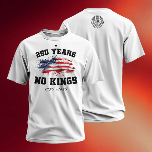 Valuetainment Merch 250 Years No Kings T-Shirt 1776 2026 Shirt America 250 Merch July 4th Gifts - Mouldking
